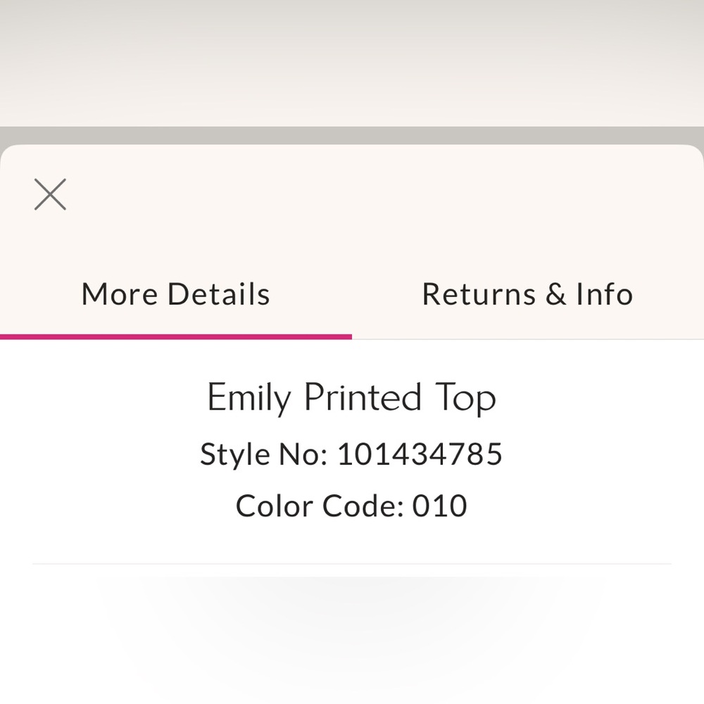 EUC Free People Emily Printed Top, XS - Picture 3 of 13